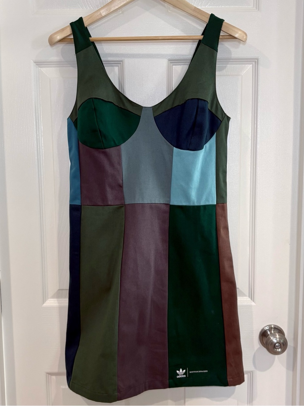 Adidas Women Originals KSENIASCHNAIDER Reprocessed Limited Ed Dress Size 12 NEW - Picture 8 of 17